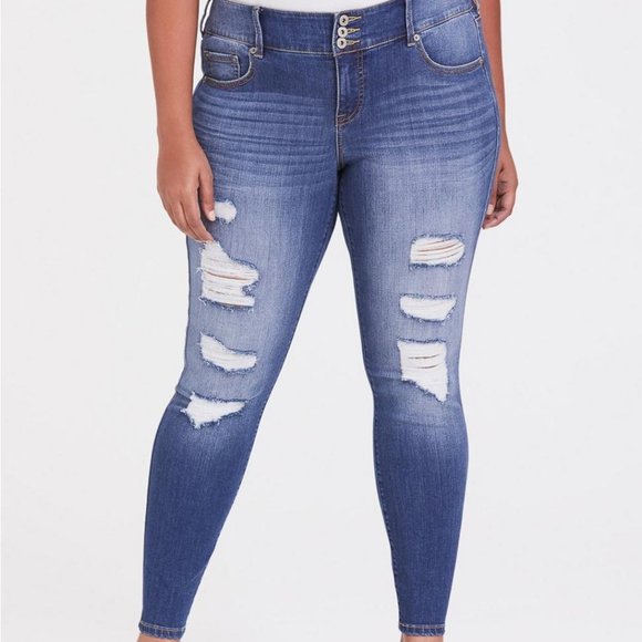 torrid Denim - Torrid Jegging Premium Stretch Medium Wash 18R
